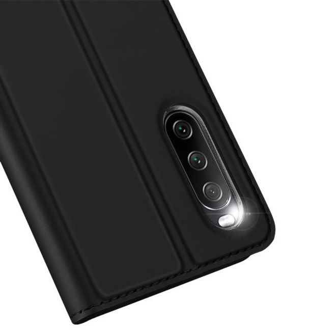 Dux Ducis - Sony Xperia 10 III Hülle - Handy Bookcover - Skin Pro Series - schwarz
