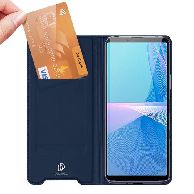 Dux Ducis - Sony Xperia 10 III Hülle - Handy Bookcover - Skin Pro Series - blau