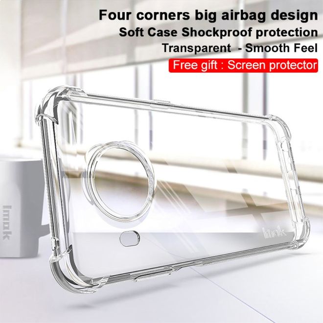 Imak - Nokia X10 / X20 Hülle - Softcase inkl. Schutzfolie - transparent