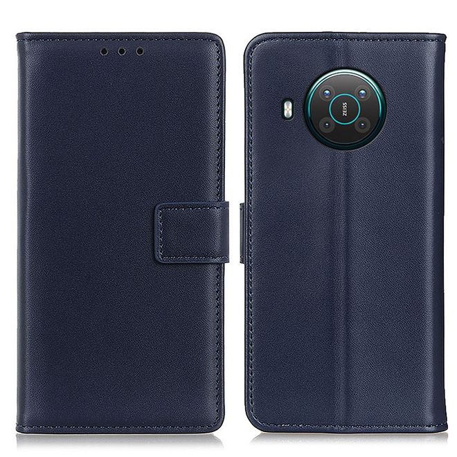 Nokia X10 / X20 Handy Hülle - Classic II Leder Bookcover Series - blau