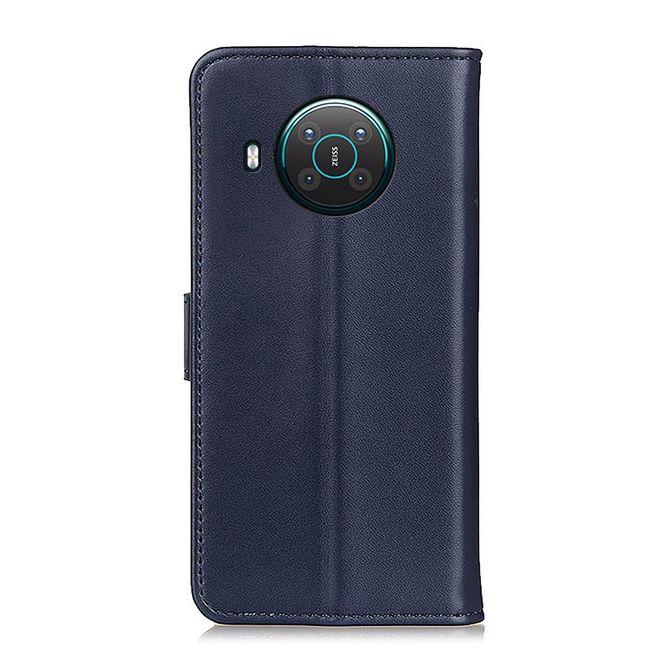 Nokia X10 / X20 Handy Hülle - Classic II Leder Bookcover Series - blau