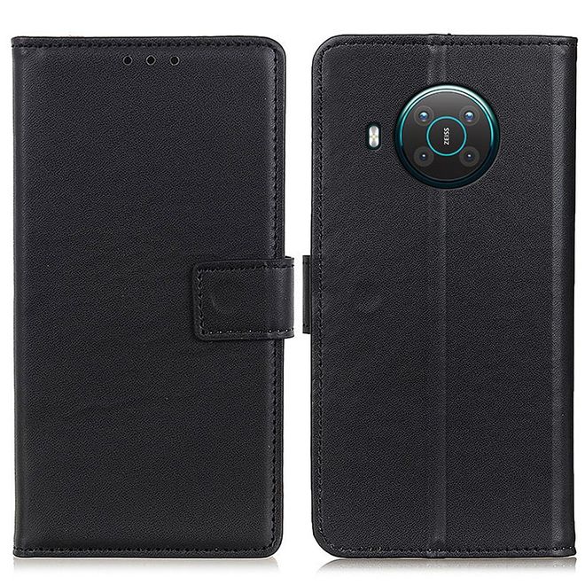 Nokia X10 / X20 Handy Hülle - Classic II Leder Bookcover Series - schwarz