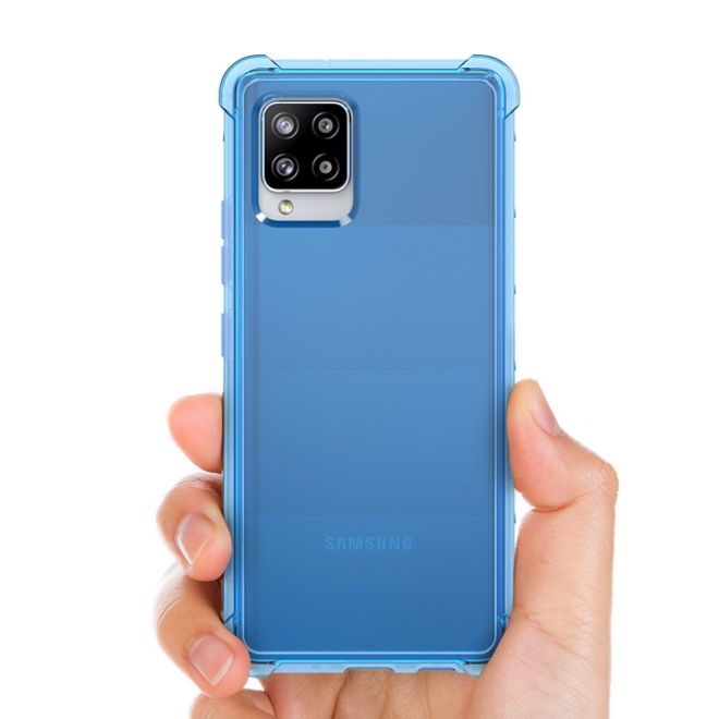 Araree - Samsung Galaxy A42 5G Hülle - flexibles TPU Case - Mach Series - blau