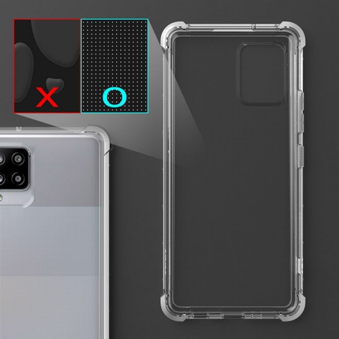 Araree - Samsung Galaxy A42 5G Hülle - flexibles TPU Case - Mach Series - rot
