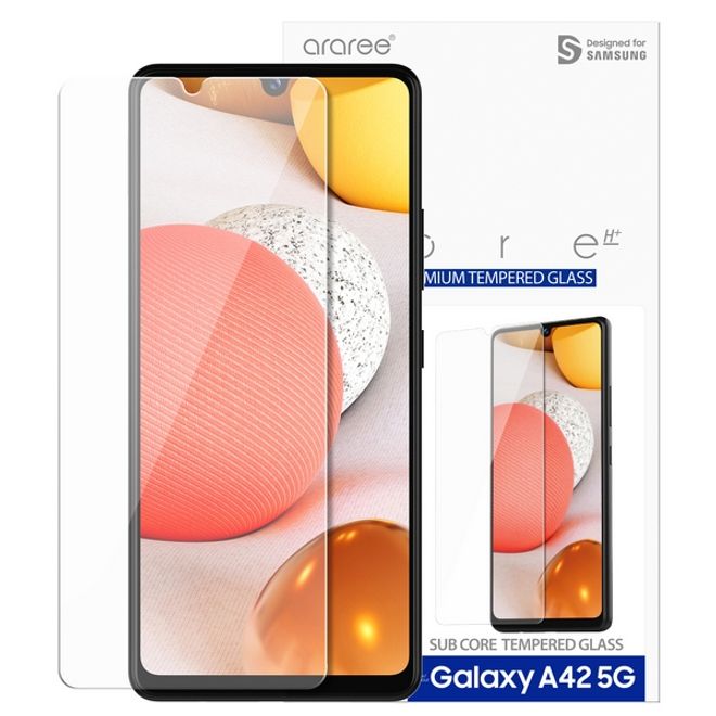 Araree - Samsung Galaxy A42 5G Schutzglas - SUB Core Glass Series - transparent