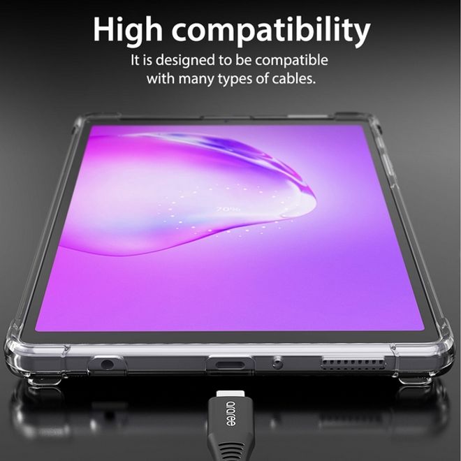 Araree - Samsung Galaxy Tab A7 Lite Hülle Softcase - Stand Funktion - Mach Stand Series - transparent