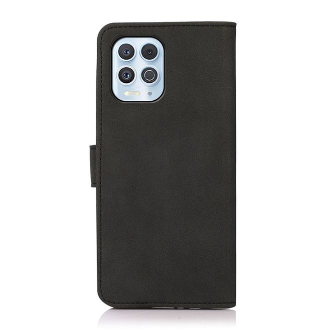 Motorola Moto G100 Handy Hülle - Classic IV Leder Bookcover Series - schwarz