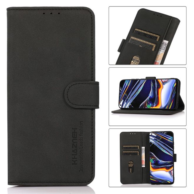 Motorola Moto G100 Handy Hülle - Classic IV Leder Bookcover Series - schwarz