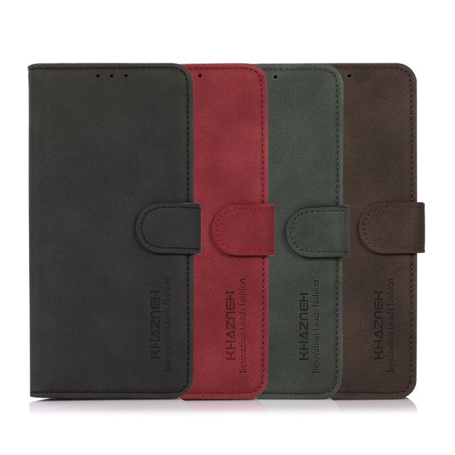 Motorola Moto G100 Handy Hülle - Classic IV Leder Bookcover Series - schwarz