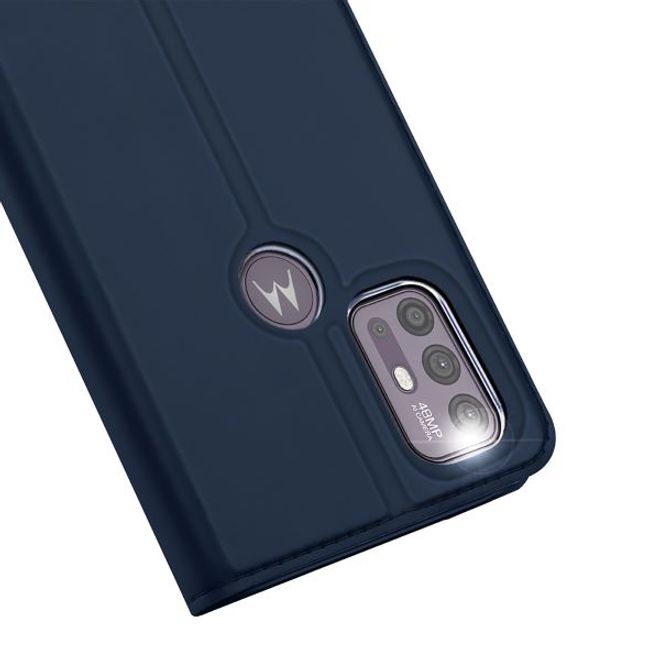 Dux Ducis - Motorola Moto G30 / G10 Hülle - Handy Bookcover - Skin Pro Series - blau