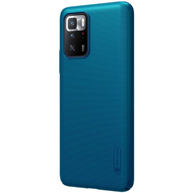 Nillkin - Xiaomi Redmi Note 10 Pro 5G Hülle - Plastik Case - Super Frosted Shield Series - blau