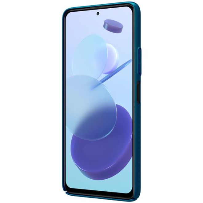 Nillkin - Xiaomi Redmi Note 10 Pro 5G Hülle - Plastik Case - Super Frosted Shield Series - blau