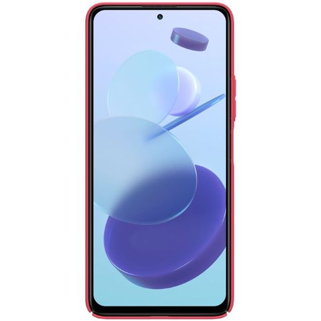 Nillkin - Xiaomi Redmi Note 10 Pro 5G Hülle - Plastik Case - Super Frosted Shield Series - rot