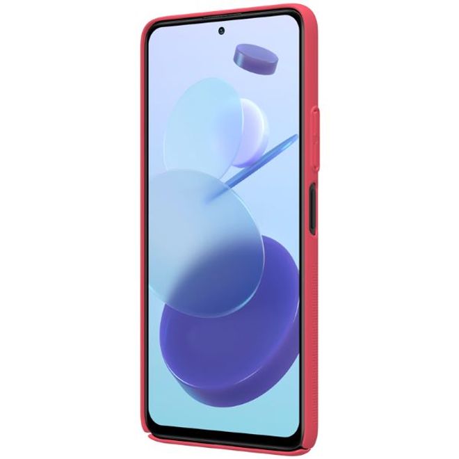 Nillkin - Xiaomi Redmi Note 10 Pro 5G Hülle - Plastik Case - Super Frosted Shield Series - rot