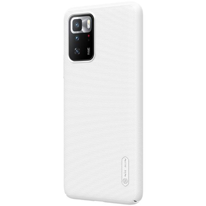 Nillkin - Xiaomi Redmi Note 10 Pro 5G Hülle - Plastik Case - Super Frosted Shield Series - weiss