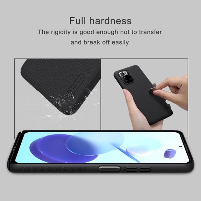 Nillkin - Xiaomi Redmi Note 10 Pro 5G Hülle - Plastik Case - Super Frosted Shield Series - weiss