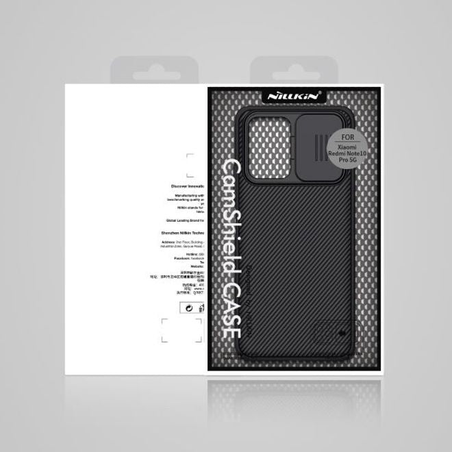 Nillkin - Xiaomi Redmi Note 10 Pro 5G Hülle - Plastik Hardcase - CamShield Series - schwarz