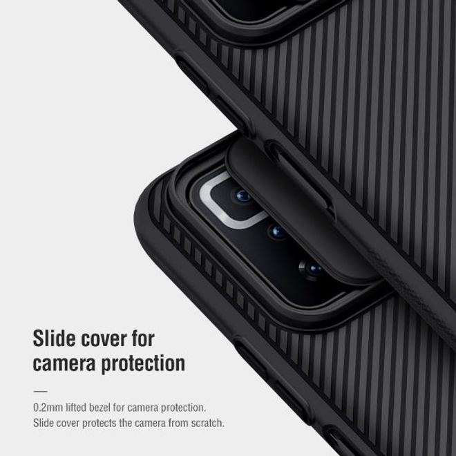 Nillkin - Xiaomi Redmi Note 10 Pro 5G Hülle - Plastik Hardcase - CamShield Series - schwarz
