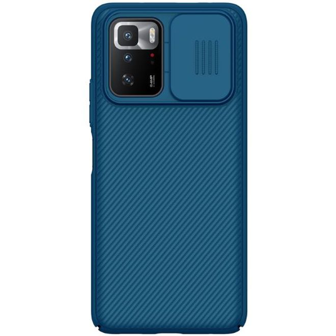 Nillkin - Xiaomi Redmi Note 10 Pro 5G Hülle - Plastik Hardcase - CamShield Series - blau