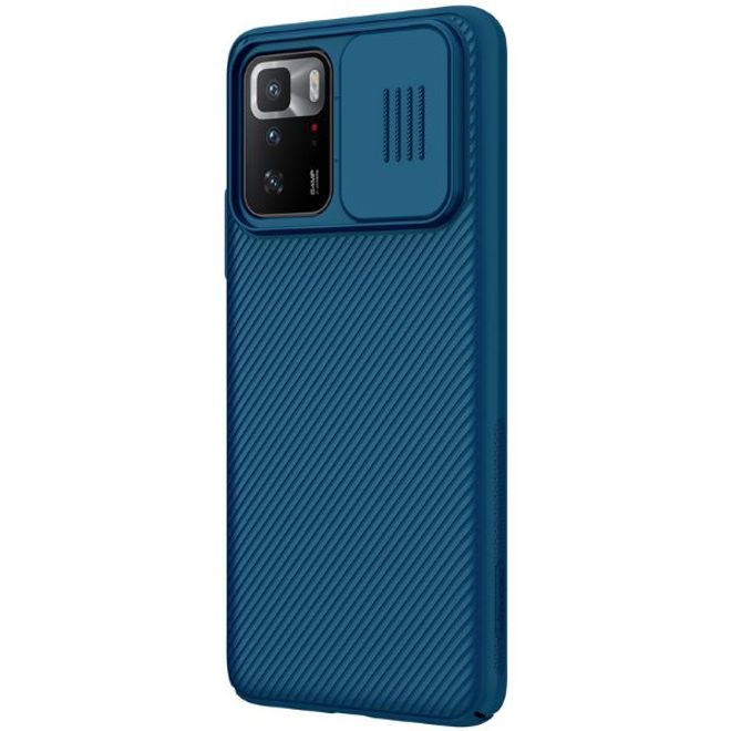 Nillkin - Xiaomi Redmi Note 10 Pro 5G Hülle - Plastik Hardcase - CamShield Series - blau