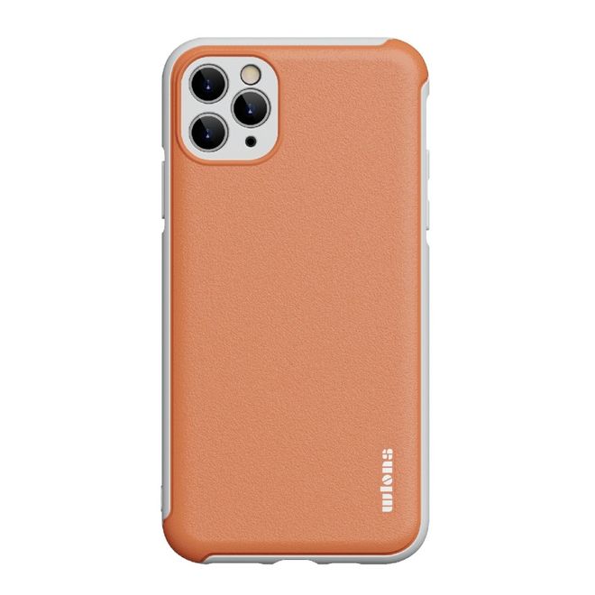 iPhone 12 / iPhone 12 Pro Hülle - Farbiges Hardcase - Macaron Series - orange