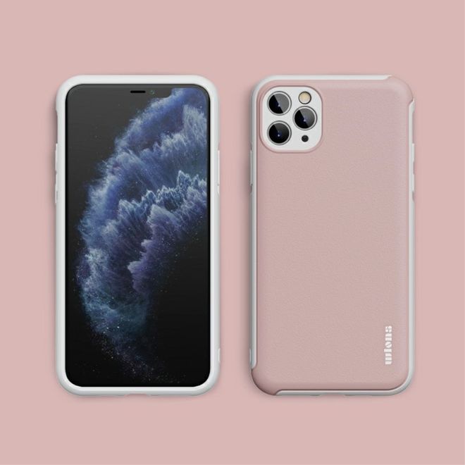 iPhone 12 Pro Max Hülle - Farbiges Hardcase - Macaron Series - pink