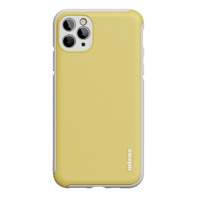 iPhone 12 Pro Max Hülle - Farbiges Hardcase - Macaron Series - gelb