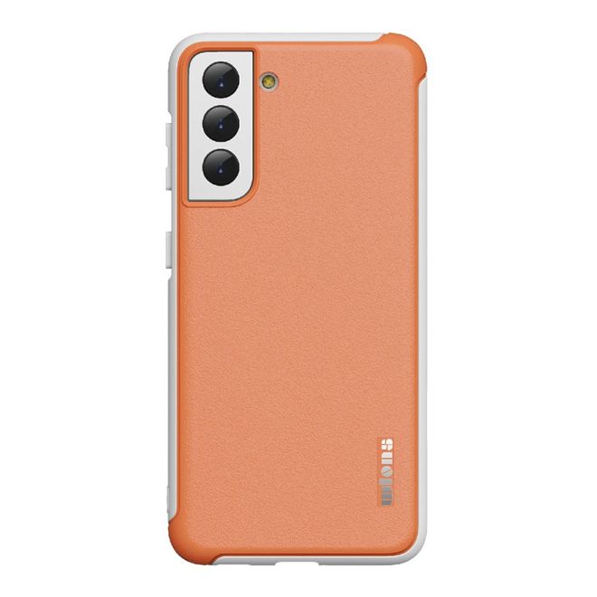 Samsung Galaxy S21 Hülle - Farbiges Hardcase - Macaron Series - orange