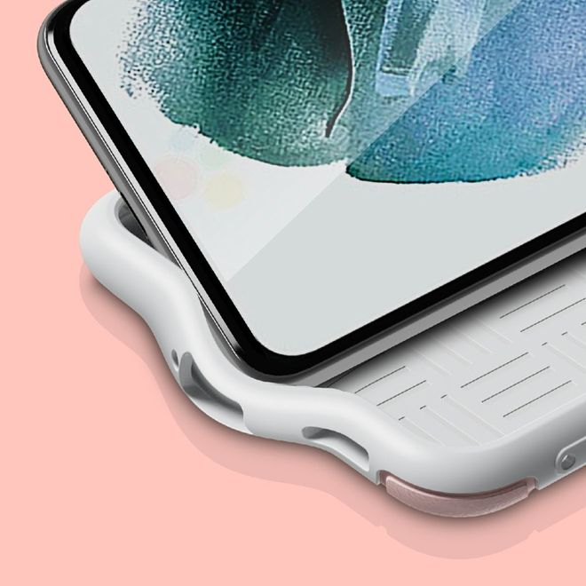 Samsung Galaxy S21 Hülle - Farbiges Hardcase - Macaron Series - orange