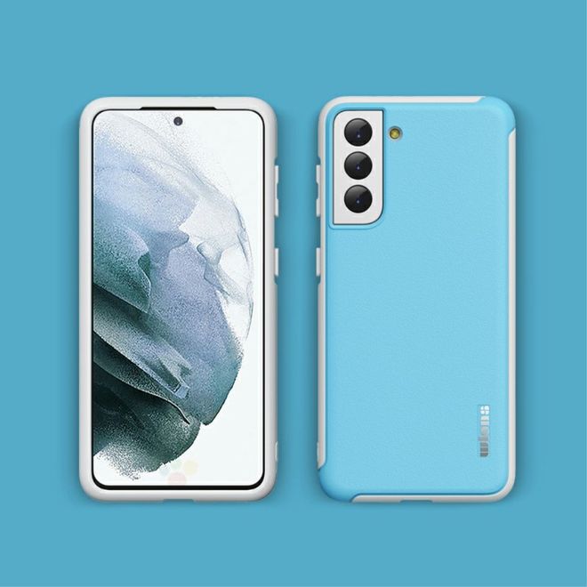 Samsung Galaxy S21+ Hülle - Farbiges Hardcase - Macaron Series - blau