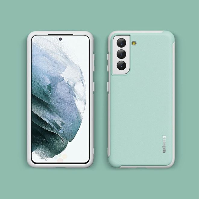 Samsung Galaxy S21+ Hülle - Farbiges Hardcase - Macaron Series - grün