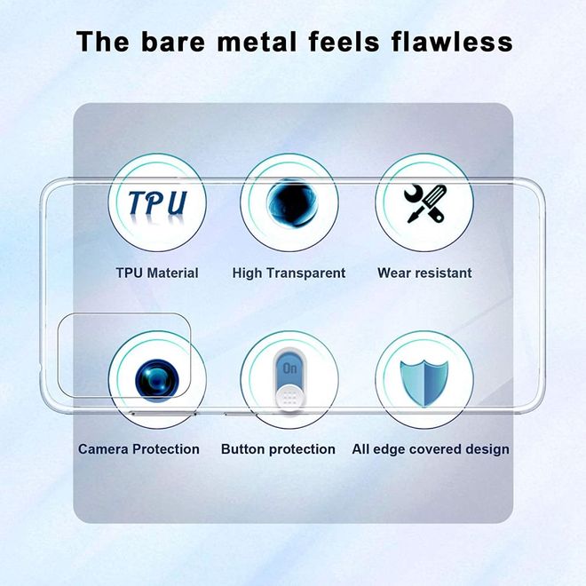 Samsung Galaxy A72 5G / 4G Hülle - TPU Plastik Softcase - inkl. Schutzglas - transparent