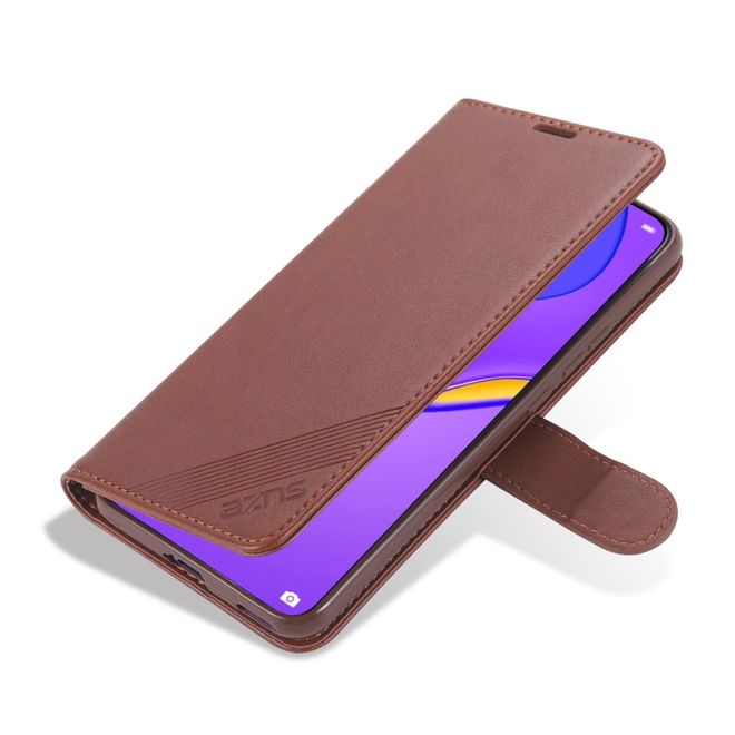 Vivo X60 5G / X60 Pro 5G Handy Hülle - Leder Bookcover - braun