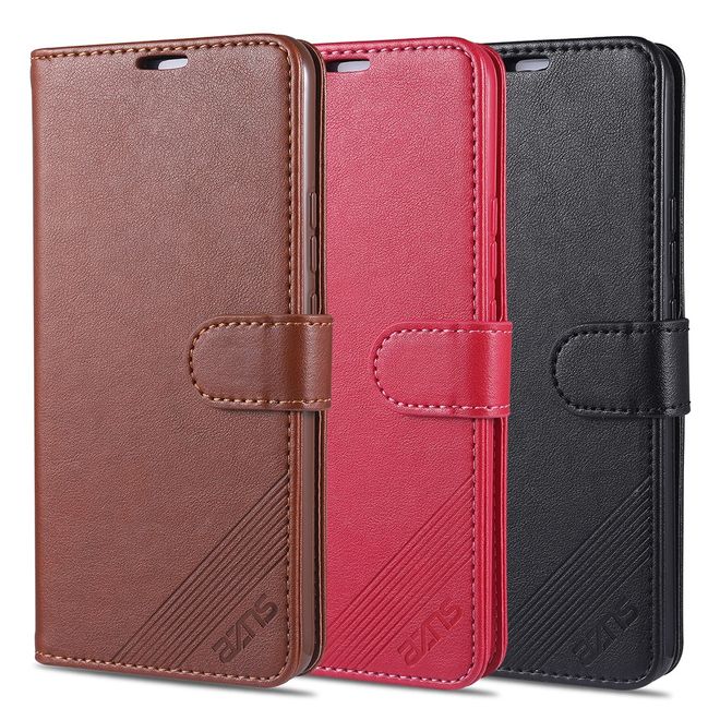 Vivo X60 5G / X60 Pro 5G Handy Hülle - Leder Bookcover - braun