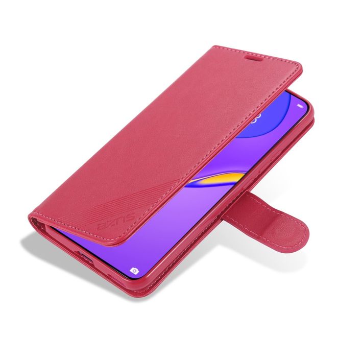 Vivo X60 5G / X60 Pro 5G Handy Hülle - Leder Bookcover - rot