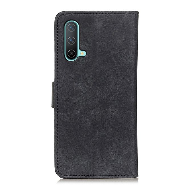 OnePlus Nord CE Handy Hülle - Classic IV Leder Bookcover Series - schwarz