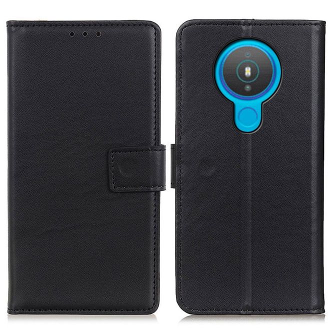 Nokia 1.4 Handy Hülle - Classic II Leder Bookcover Series - schwarz