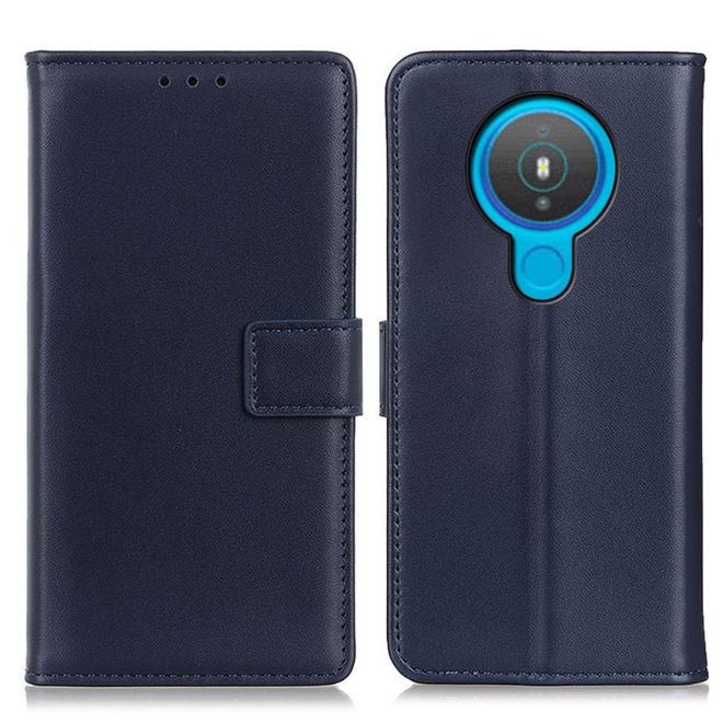 Nokia 1.4 Handy Hülle - Classic II Leder Bookcover Series - blau