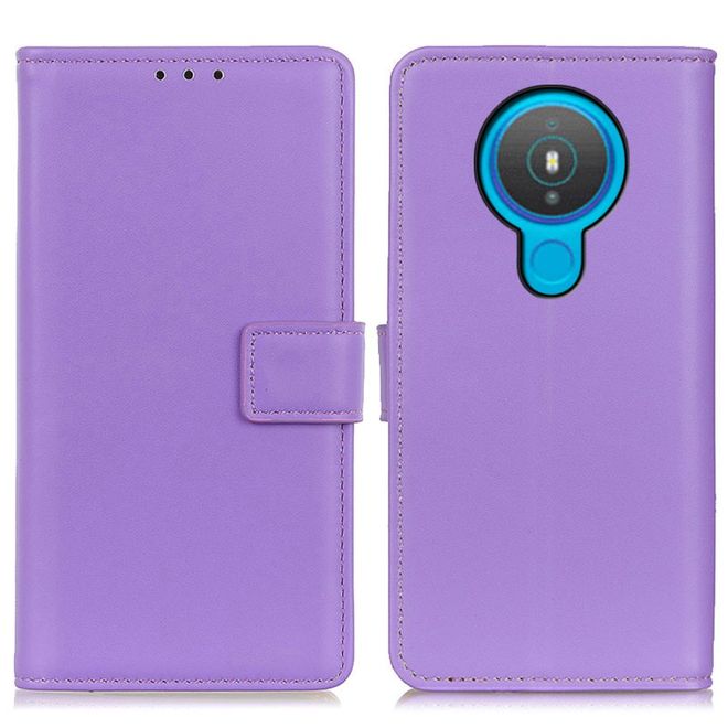 Nokia 1.4 Handy Hülle - Classic II Leder Bookcover Series - purpur