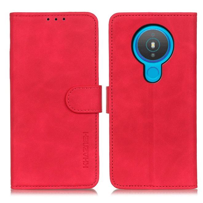 Nokia 1.4 Handy Hülle - Classic IV Leder Bookcover Series - rot