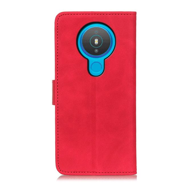 Nokia 1.4 Handy Hülle - Classic IV Leder Bookcover Series - rot