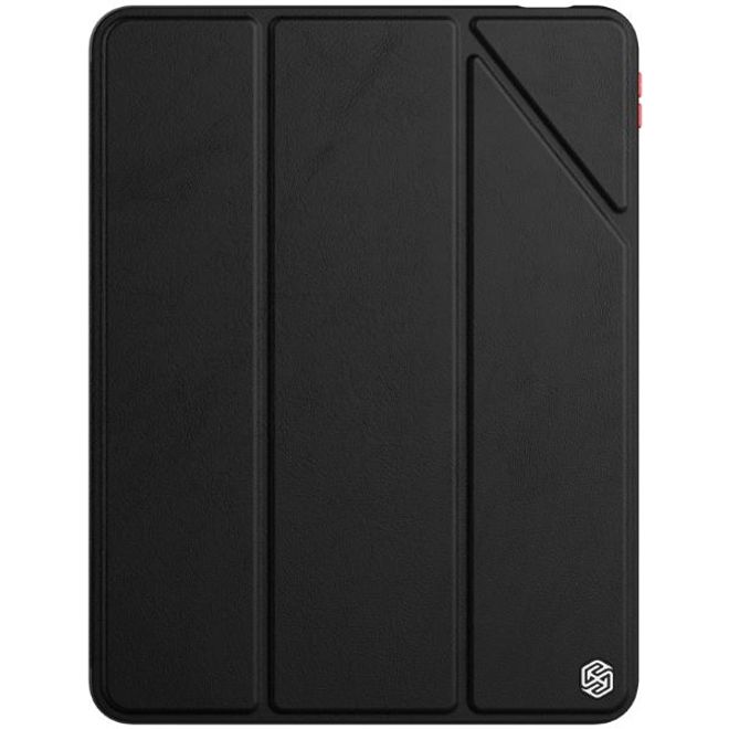 iPad Air (2022) / iPad Air (2020) Hülle - Leder Bookcover - Bevel Series - schwarz
