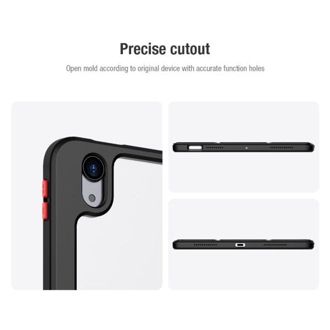 iPad Air (2022) / iPad Air (2020) Hülle - Leder Bookcover - Bevel Series - schwarz