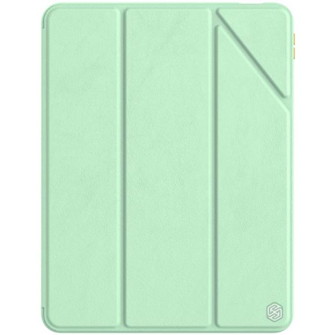 iPad Air (2022) / iPad Air (2020) Hülle - Leder Bookcover - Bevel Series - grün