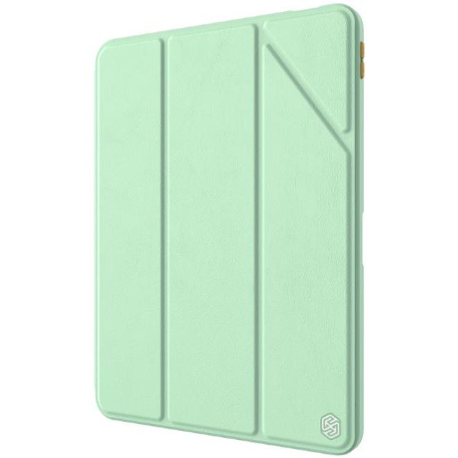 iPad Air (2022) / iPad Air (2020) Hülle - Leder Bookcover - Bevel Series - grün