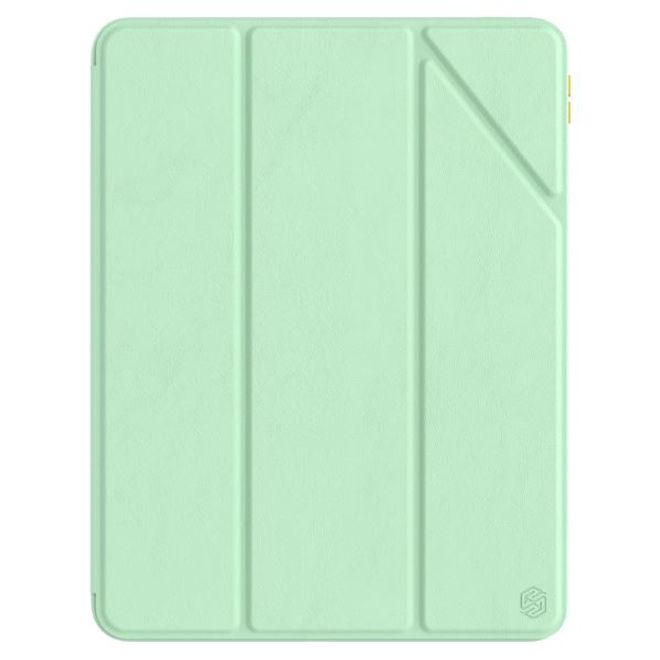 iPad Pro 11 (2022 / 2021 / 2020) Hülle - Leder Bookcover - Bevel Series - grün