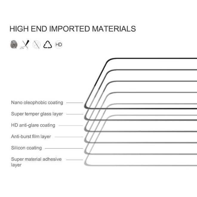 Nillkin - Huawei Honor 50 SE Schutzfolie - aus gehärtetem Glas - CP+ Pro Series - schwarz