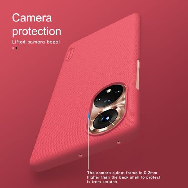 Nillkin - Huawei Honor 50 Hülle - Plastik Case - Super Frosted Shield Series - rot