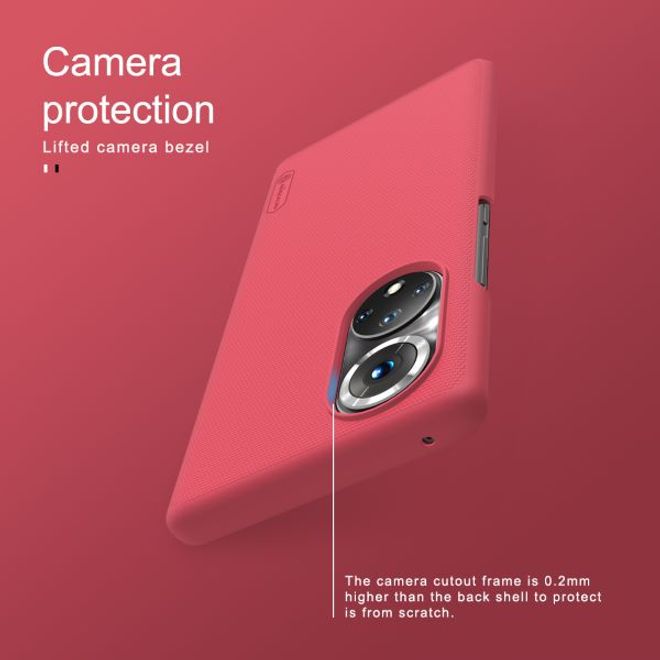 Nillkin - Huawei Honor 50 Pro Hülle - Plastik Case - Super Frosted Shield Series - rot