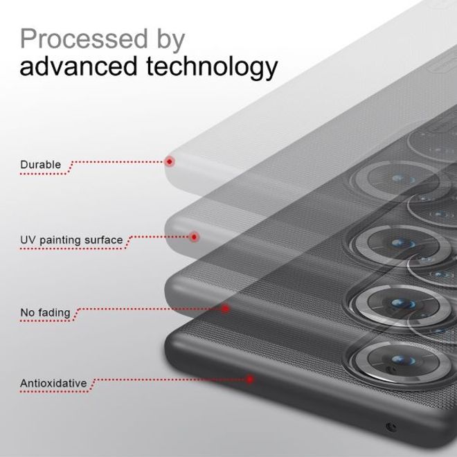 Nillkin - Huawei Honor 50 Pro Hülle - Plastik Case - Super Frosted Shield Series - weiss